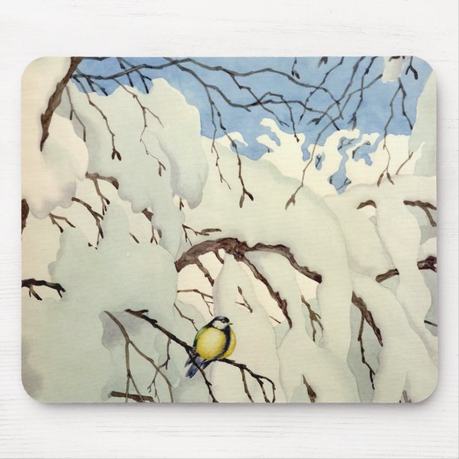 Mousepad Great Tit - Theodor Severin Kittelsen (Frente)