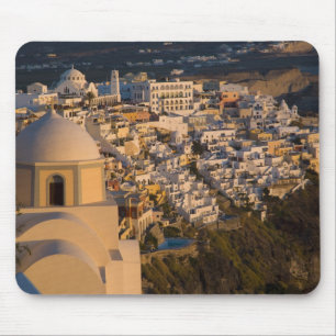 Mousepad Grécia e ilha grega de Santorini cidade de
