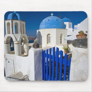 Mousepad Grécia e Ilha Grega de Santorini cidade de Oia 3