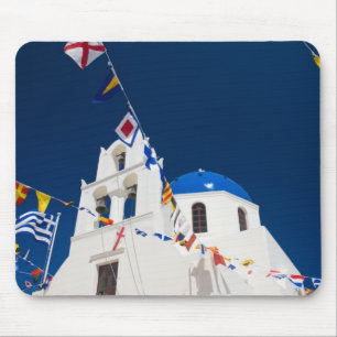 Mousepad Grécia e Ilha Grega de Santorini cidade de Oia 4