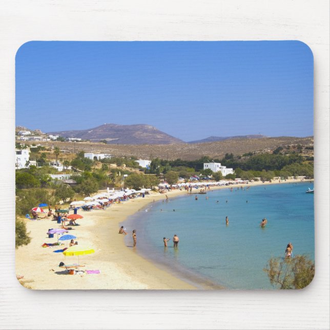 Mousepad Grécia, Ilha de Paros, Praia de Krios vista de cim (Frente)