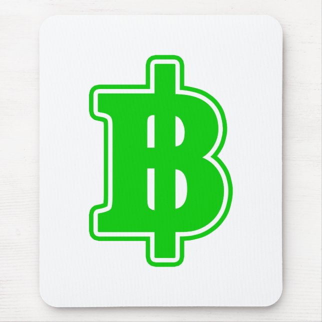 Mousepad GREEN BAHT SGN ฿ Moeda Tailandesa ฿ (Frente)