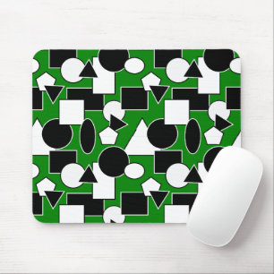 Mousepad Green Bauhaus Collage
