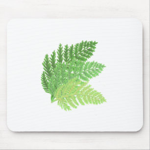 Mousepad Green Fern Trio
