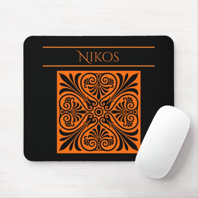 Mousepad Grego clássico inspirado personalizado (Com mouse)