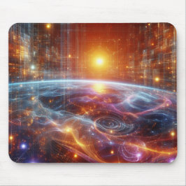 Mousepad Grelha Quântica Iluminada