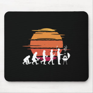 Mousepad Grelhador Evolução Vintage Dia dos Pais Churrasco