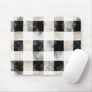 Mousepad Grelhas de Xadrezes Pretas de Gelado