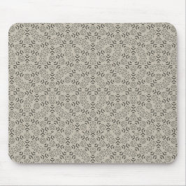 Mousepad Grey minimalist Penrose geometric design desk mat