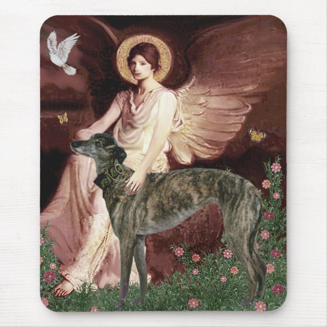 Mousepad Greyhound (br) - Sentado Angel (Frente)