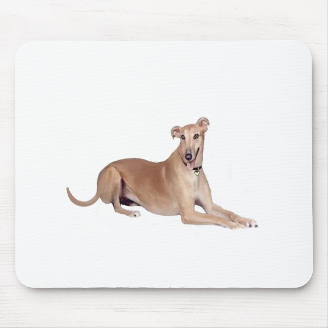 Mousepad Greyhound (corça, deitado) (Frente)
