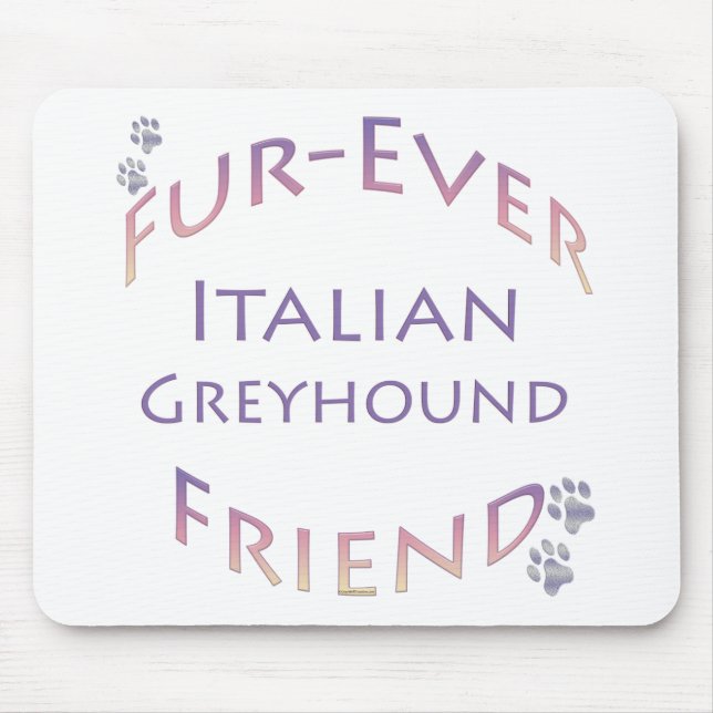 Mousepad Greyhound Fuere Italiano (Frente)