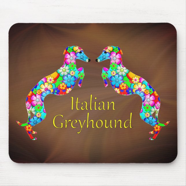 Mousepad Greyhounds Italiano (Frente)
