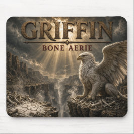 Mousepad Griffin Bone Aerie Realismo Sombrio