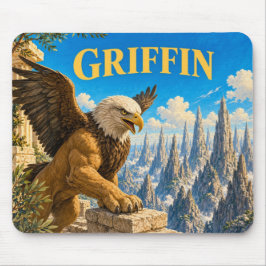 Mousepad Griffin, Monstro de Fantasia Gótica