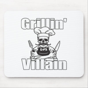 Mousepad Grillin Como Um Churrasco De Villain Grillin E Chi