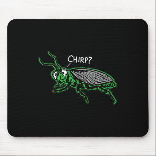 Mousepad Grilo Entediado Chilreando chilro' Sarcasmo Engraç