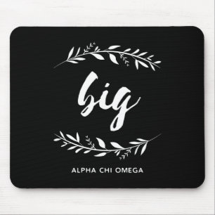 Mousepad Grinalda grande alfa de Omega do qui