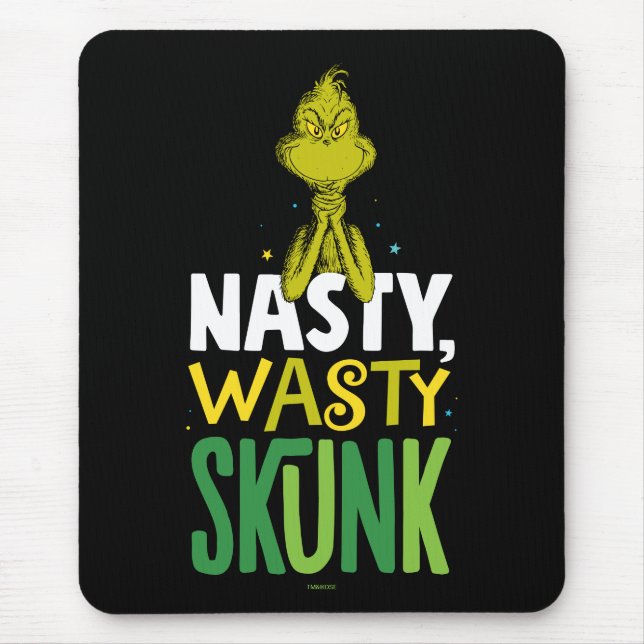 Mousepad Grinch | Caxorro Fedorento Sujo (Frente)