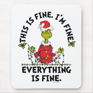 Mousepad Grinch Tudo está bem