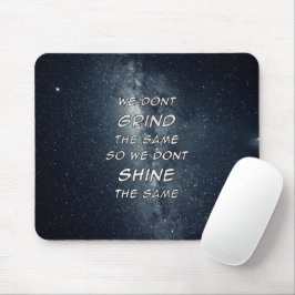 Mousepad Grind & Shine Stars Inspiração Motivacional