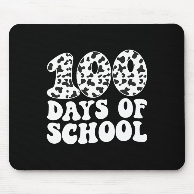 Mousepad Groovy 100 Dias De Escolas Impressão 100º Dia De E (Frente)