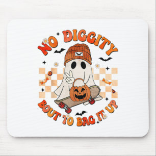 Mousepad Groovy Boo Sem Diggidade Para Arrastar O Halloween