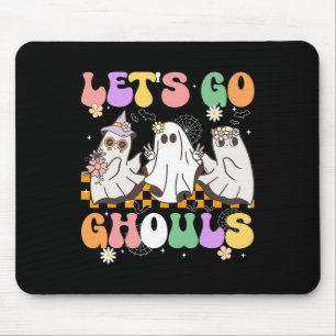 Mousepad Groovy Boo Vamos Ghouls Halloween Ghost Women Gi
