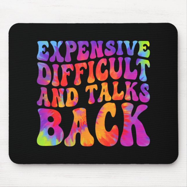Mousepad Groovy Engraçado Difícil &amp; Fala De Volta (Frente)