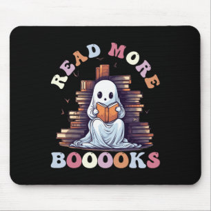 Mousepad Groovy Leia Mais Livros Engraçado Fantasma Fantasm