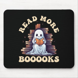 Mousepad Groovy Leia Mais Livros Engraçado Fantasma Fantasm