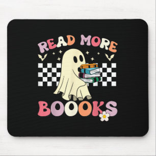 Mousepad Groovy Leia Mais Livros Ghost Bonito Crianças Engr