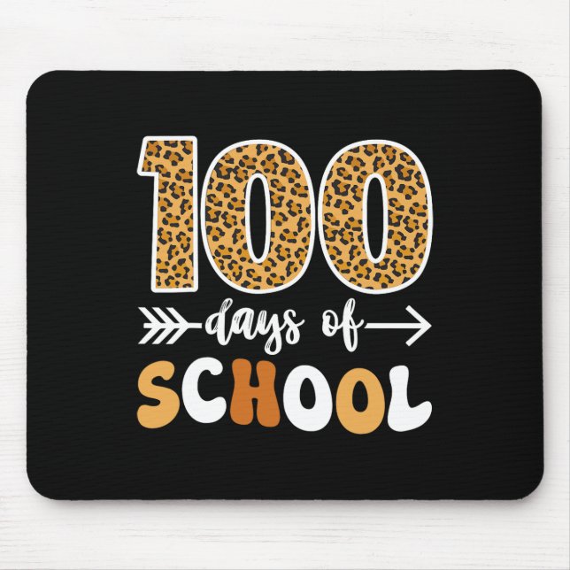 Mousepad Groovy Leopard 100º Dia de Professores 10 (Frente)