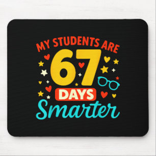 Mousepad Groovy Meus Alunos São 67 Dias Mais Inteligentes 6