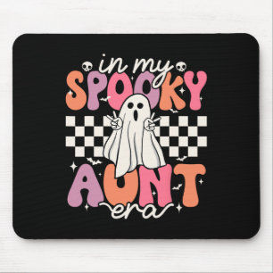 Mousepad Groovy Na Minha Tia Spooky Era Retro Tia Hallowee