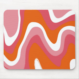 Mousepad Groovy Ondulado Colorido 70s