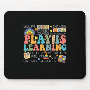 Mousepad Groovy Play é Aprendizado Professor de Jardim de I