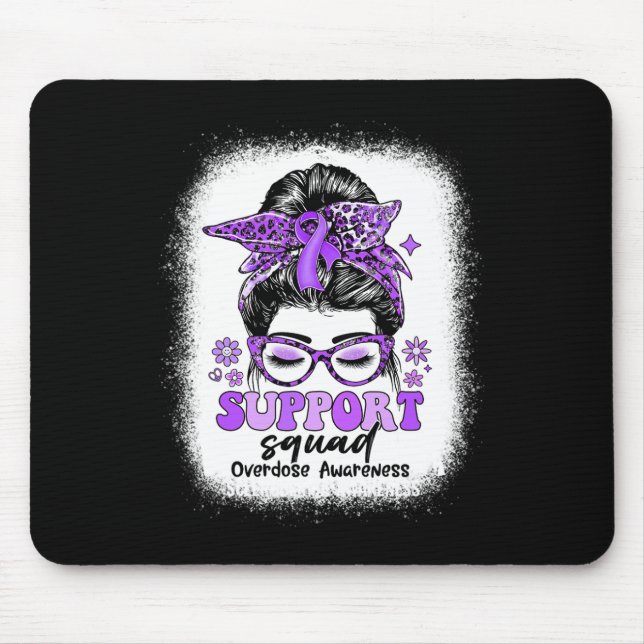 Mousepad Groovy Support Squad Messad Bun Awarness (Consciên (Frente)