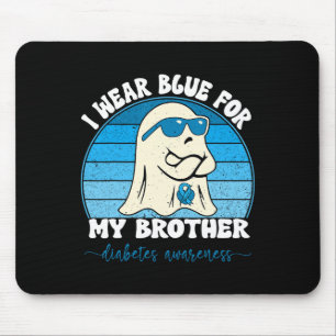 Mousepad Groovy, Visto Azul Para Meu Irmão Diabetes T1d Awa