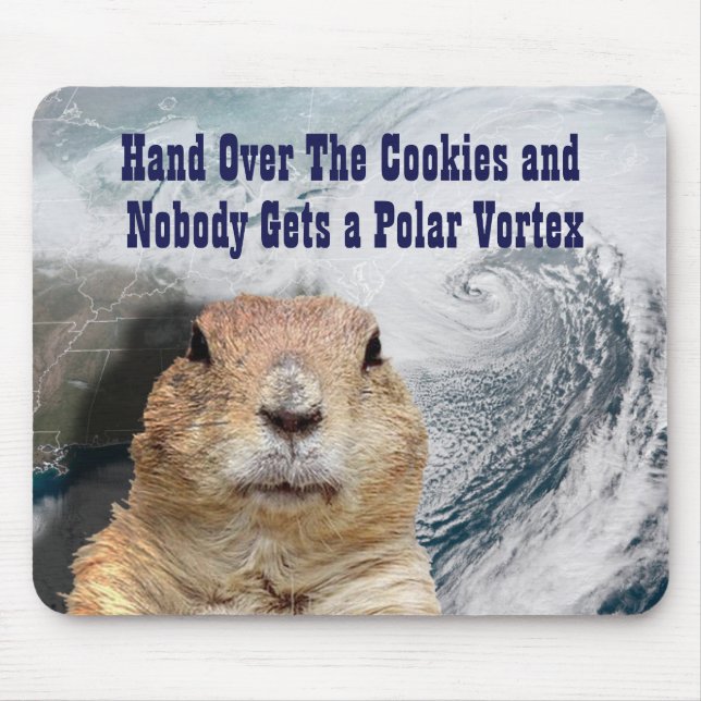Mousepad Groundhog Day Polar Vortex (Frente)