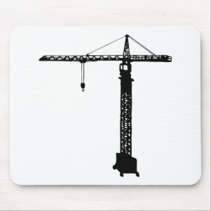 Mousepad grue do guindaste de torre