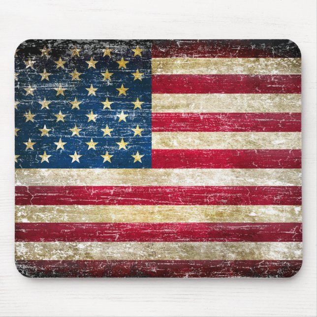 Mousepad Grunge American Flag (Frente)