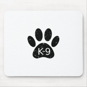 Mousepad Grunge Cachorro Distante Pata K-9