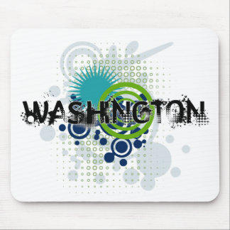 Mousepad Grunge moderno Washington de intervalo mínimo