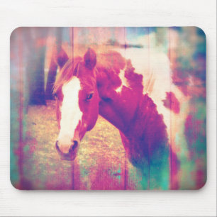 Mousepad Grunge Paint Horse
