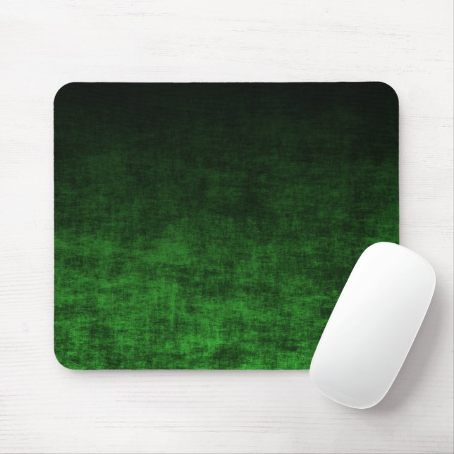 Mousepad Grunge Preto e Verde Ombre (Com mouse)