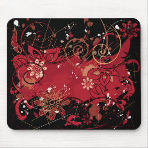 Mousepad grunge vermelho