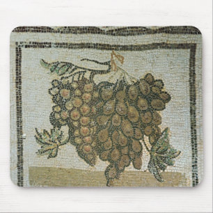 Mousepad Grupo das uvas brancas, mosaico romano