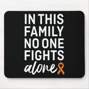 Mousepad Grupo De Apoio À Família De Frisos Laranja De Sens