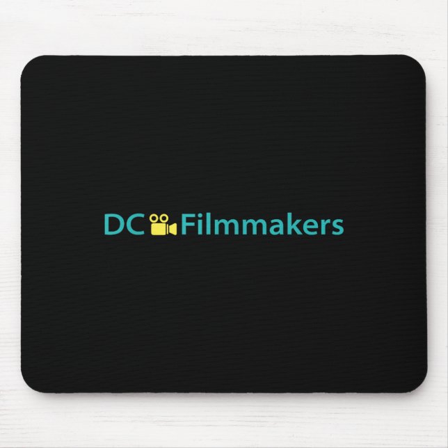 Mousepad Grupo de Cineastas da DC com ícone de câmera  (Frente)